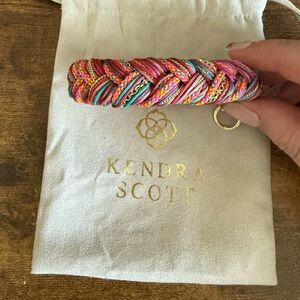 Kendra Scott Maisie rose multicolor Braided Bracelet